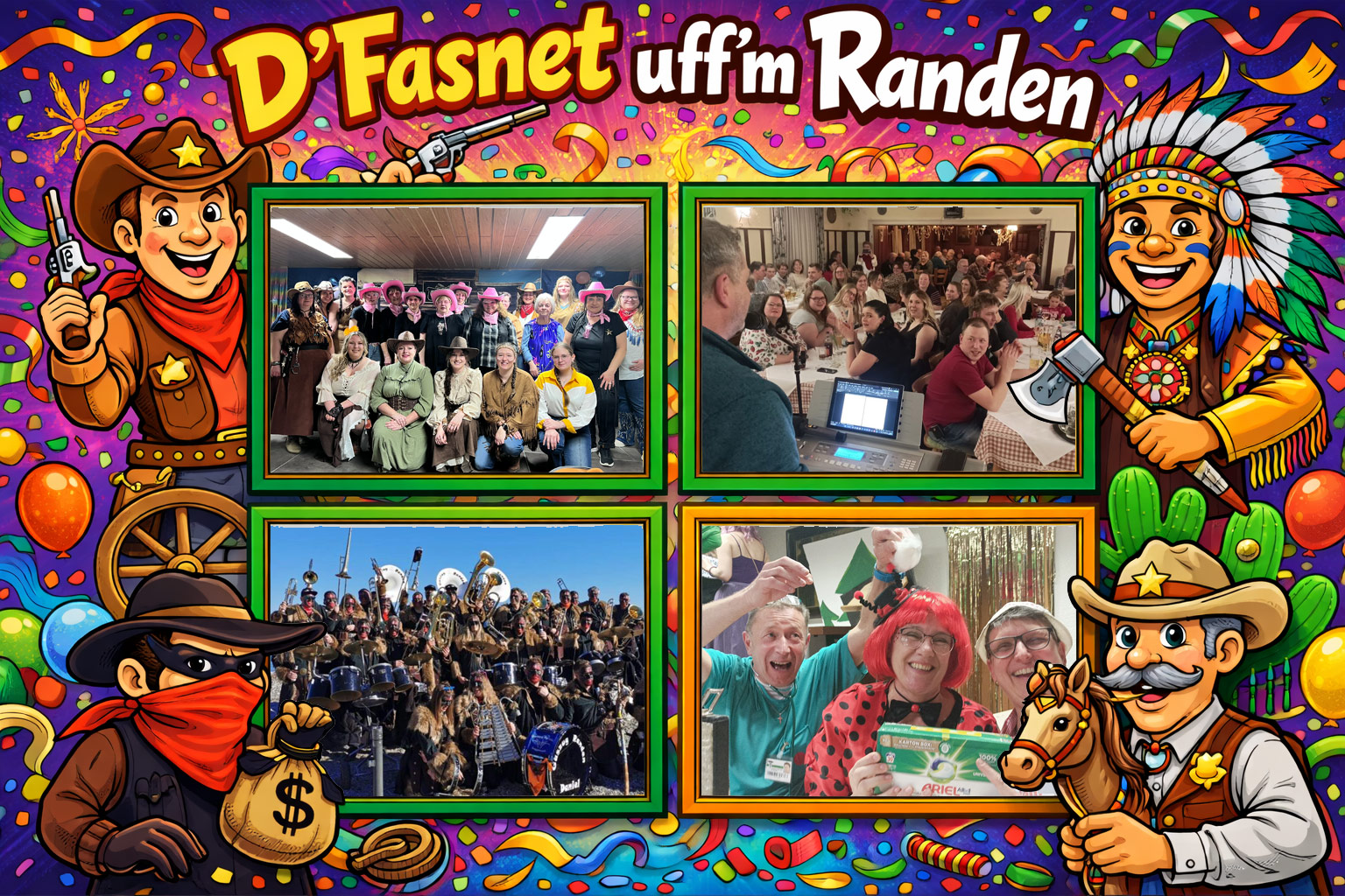 Fasnet Rahmen 4 Cowboy