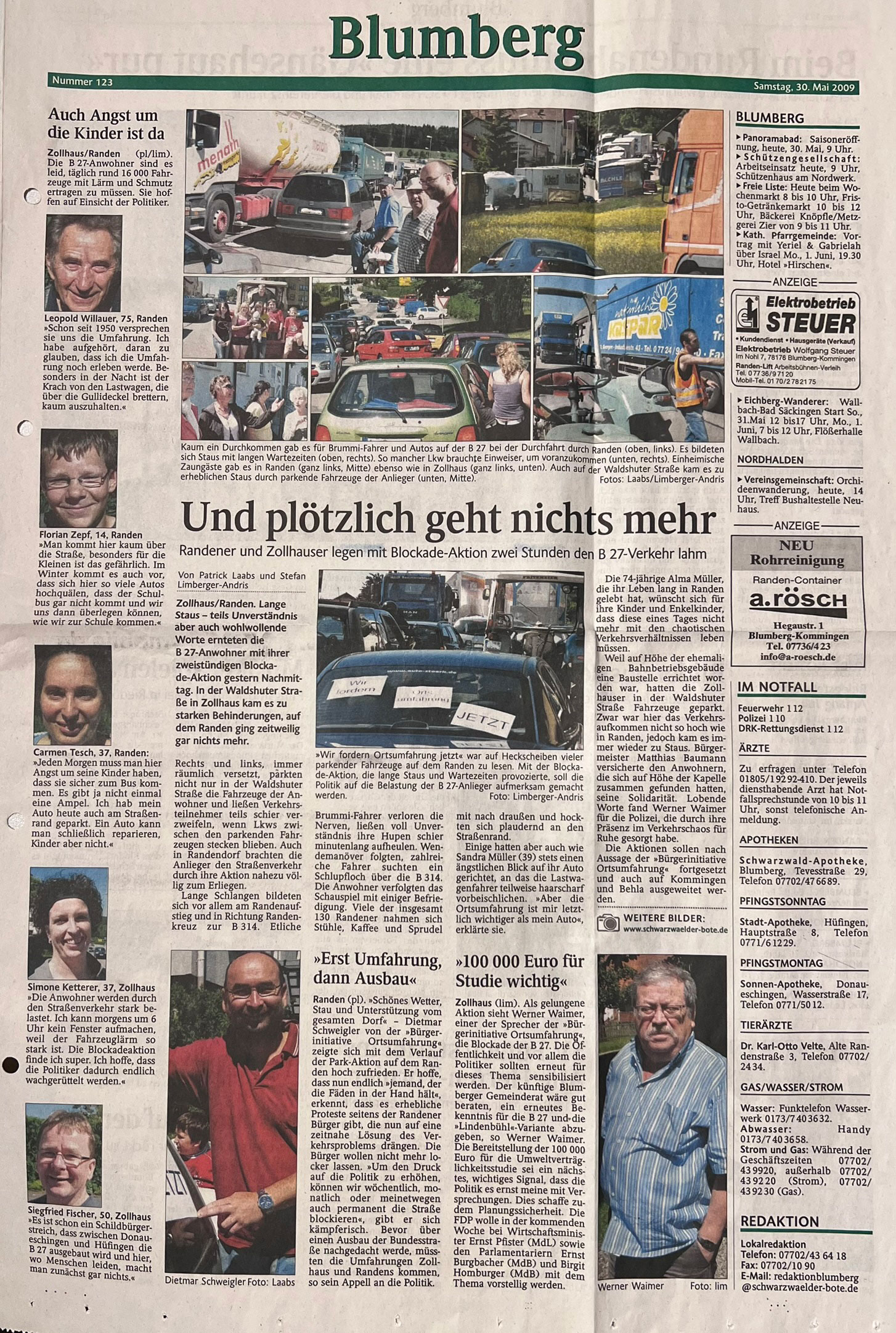 SB 2009 05 30 Und plötzlich geht nichts mehr